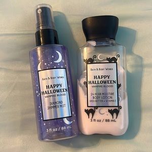 🧛🏻‍♀️💎Vampire Blood Happy Halloween mini diamond shimmer mist & body lotion